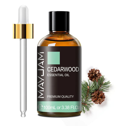 100Ml Pure Essential Oil with Glass Dropper, Aromatherapy Essential Oils Lavender Eucalyptus Rosemary Vanilla Aroma Oil