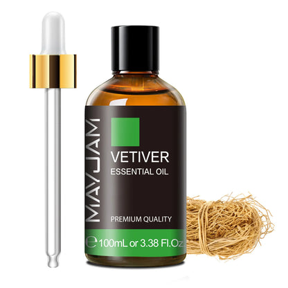 100Ml Pure Essential Oil with Glass Dropper, Aromatherapy Essential Oils Lavender Eucalyptus Rosemary Vanilla Aroma Oil