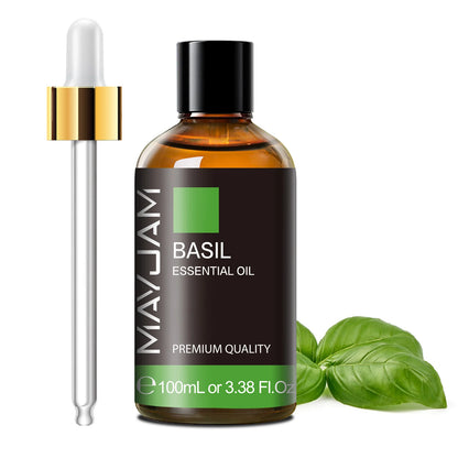 100Ml Pure Essential Oil with Glass Dropper, Aromatherapy Essential Oils Lavender Eucalyptus Rosemary Vanilla Aroma Oil