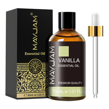 1PCS 30ML Aromatherapy Essential Oil Lavender Vanilla Jasmine Eucalyptus Peppermint Aroma Oil for Diffuser Candle Soap