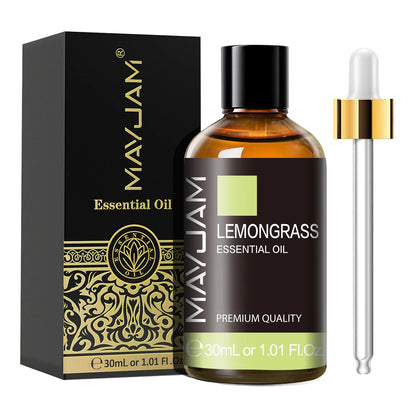 1PCS 30ML Aromatherapy Essential Oil Lavender Vanilla Jasmine Eucalyptus Peppermint Aroma Oil for Diffuser Candle Soap