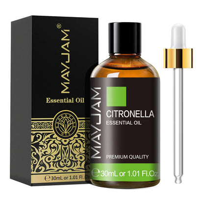 1PCS 30ML Aromatherapy Essential Oil Lavender Vanilla Jasmine Eucalyptus Peppermint Aroma Oil for Diffuser Candle Soap